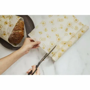 Bee’s Wax Wrap Bee’s Bienenwachstuch-Rolle Honigwaaben 12