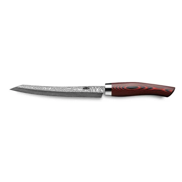 Nesmuk Manufaktur Nesmuk „Exklusiv C100“ Damast Slicer Micarta Red 1