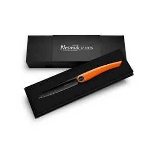 Nesmuk Manufaktur Nesmuk „Janus“ Folder Klappmesser Klavierlack Orange 8