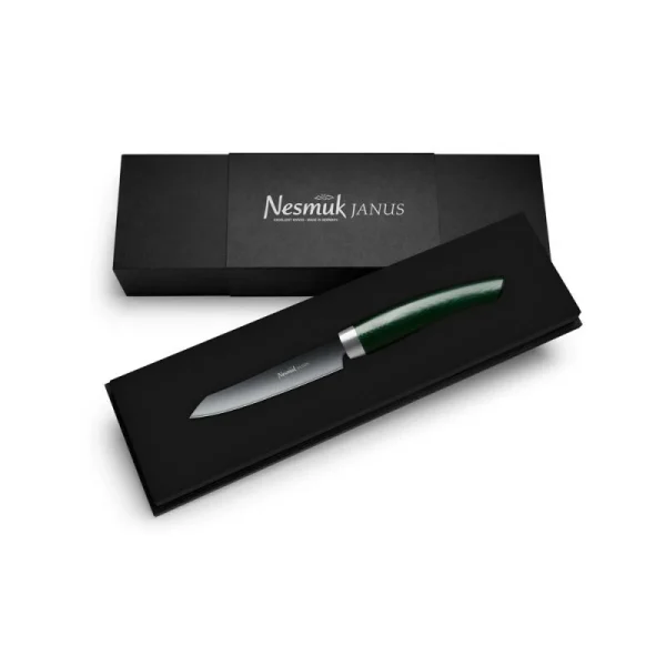 Nesmuk Manufaktur Nesmuk „Janus“ Officemesser Micarta Green 1