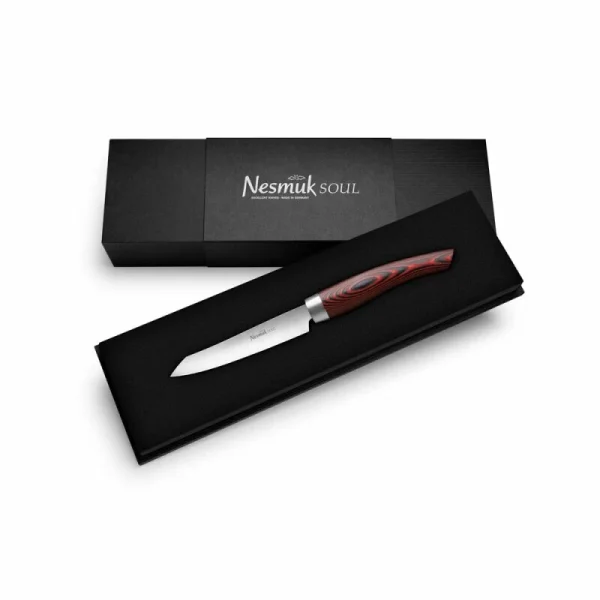 Nesmuk Manufaktur Nesmuk „Soul“ Officemesser Micarta Red 1